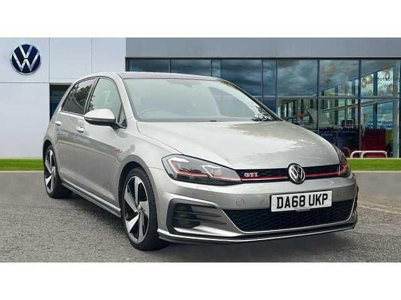 Silver Used 2018 VW Golf VII GTI Hatchback | £17,623 (Fair price) - Image 1/4