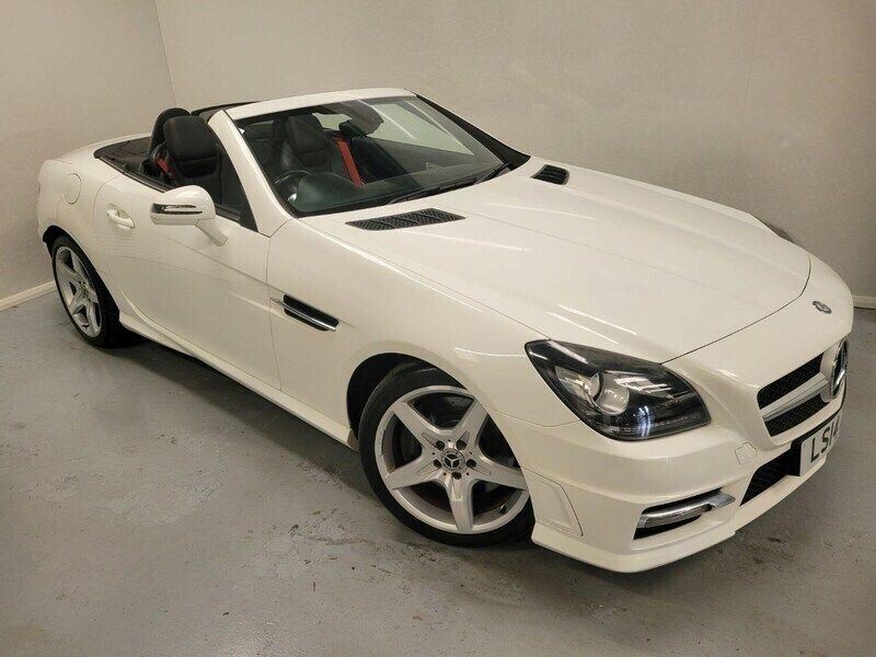 White Used 2014 Mercedes SLK250 AMG Cabriolet | £8,999 (Fair price) - Image 1/4