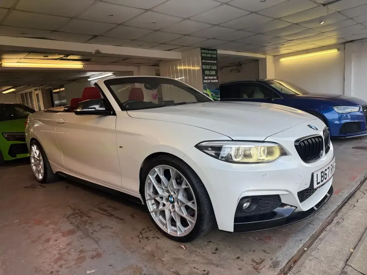 Used BMW 220 M Sport 187 HP (137 kW) 2018 White Cabriolet