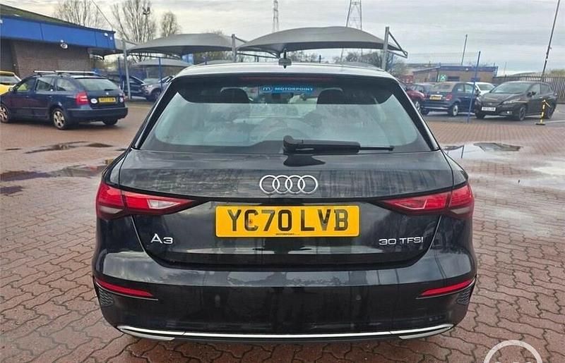 Used Audi A3 Sportback Sport 110 HP (80 kW) 2020 Black Hatchback