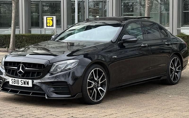 Used Mercedes E43 AMG Premium Plus 401 HP (294 kW) 2018 Black Sedan