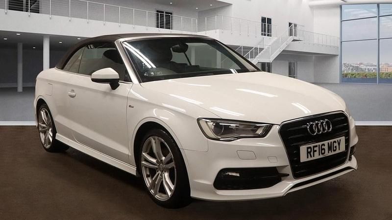 Used Audi A3 Cabriolet S-Line 2016 Ibis white Cabriolet