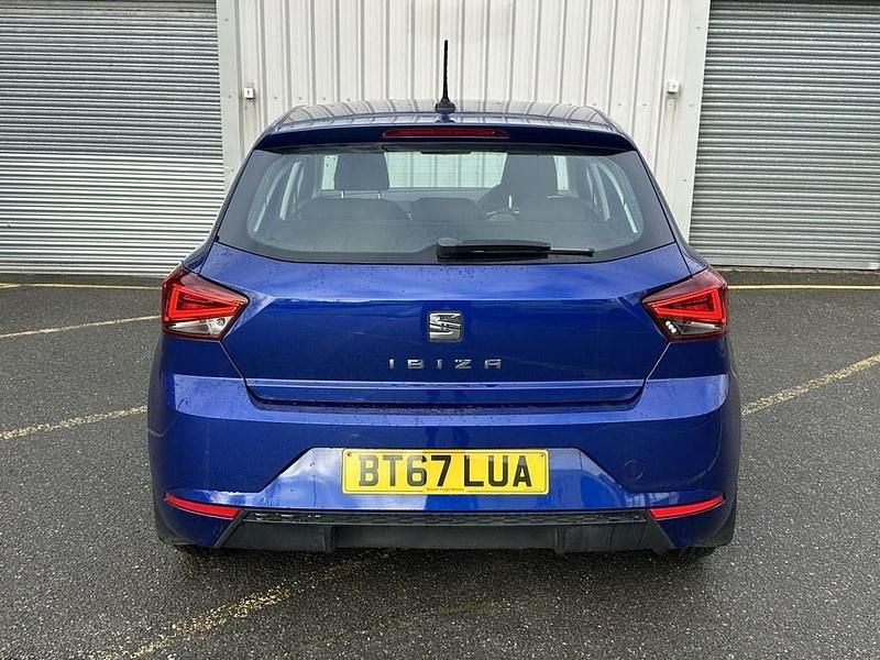 Used Seat Ibiza SE Technology 95 HP (69 kW) 2017 Blue Hatchback