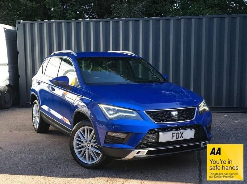 Blue Used 2018 Seat Ateca XCELLENCE SUV | £11,839 (Fair price) - Image 1/4