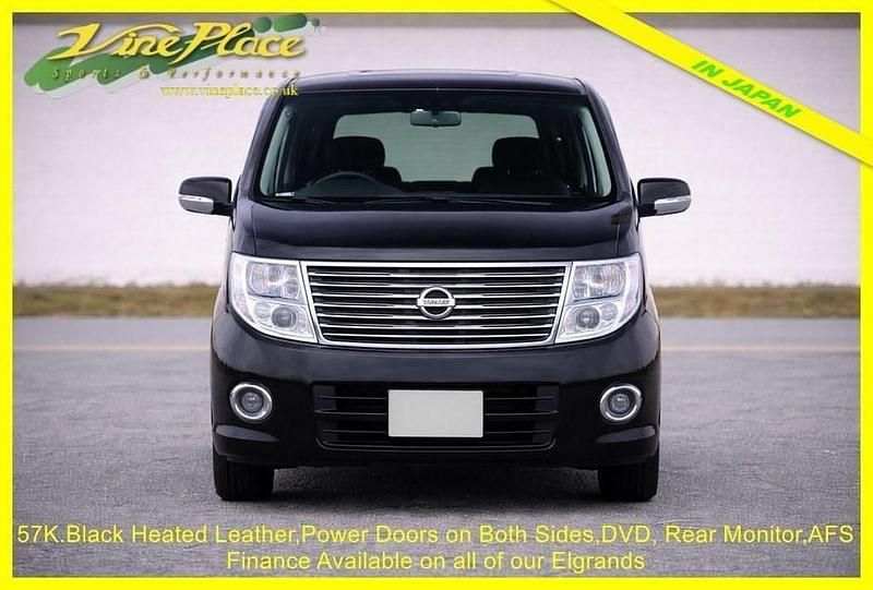 Used Nissan Elgrand 2009 Black MPV