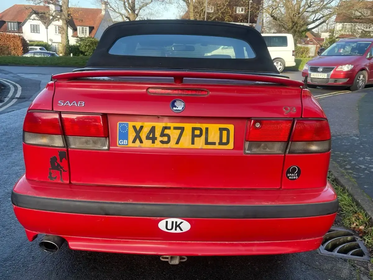 Used Saab 9-3 2001 Red Cabriolet