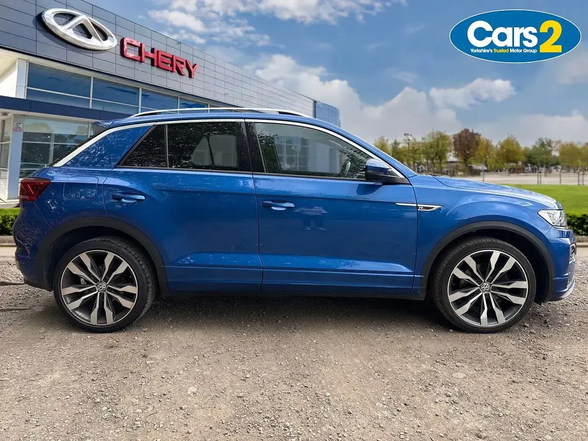 Used VW T-Roc R-line 150 HP (110 kW) 2019 Blue SUV