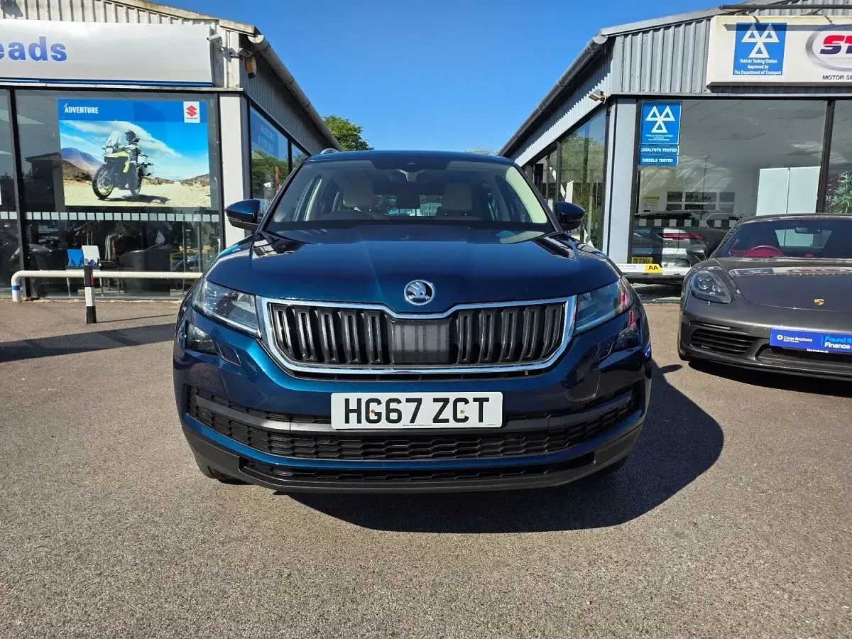 Used Skoda Kodiaq 180 HP (132 kW) 2017 Blue SUV