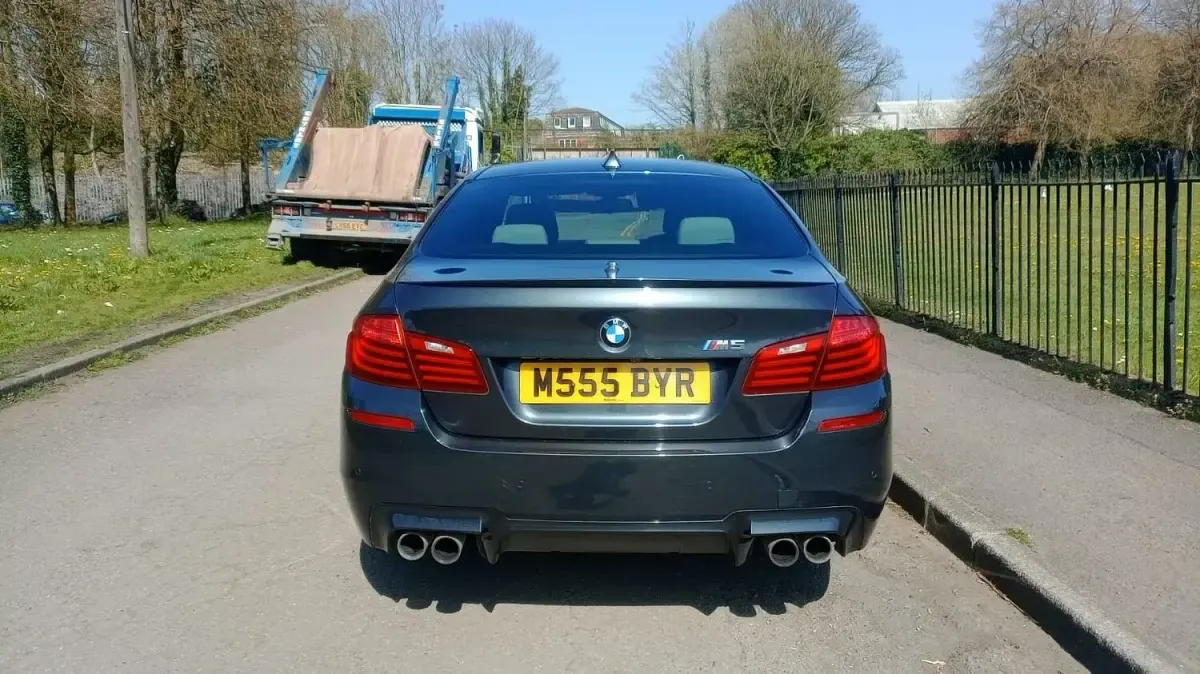 Used BMW M5 M Sport 552 HP (405 kW) 2016 Grey Sedan