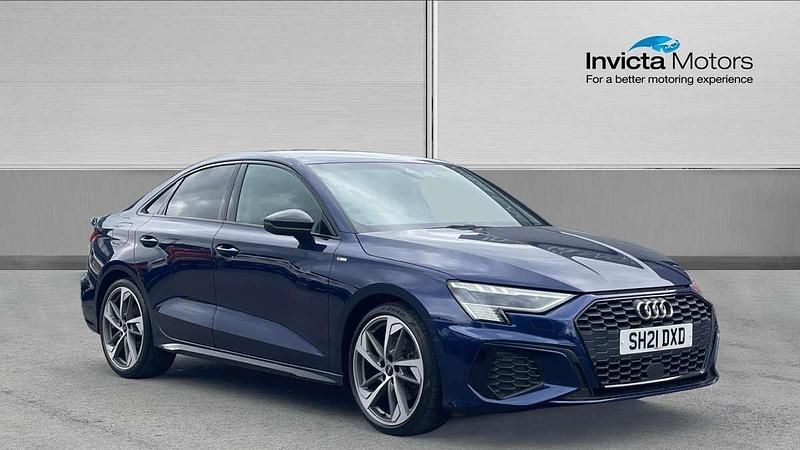 Blue Used 2021 Audi A3 Advanced Sedan | £24,500 (A bit pricey) - Image 1/4