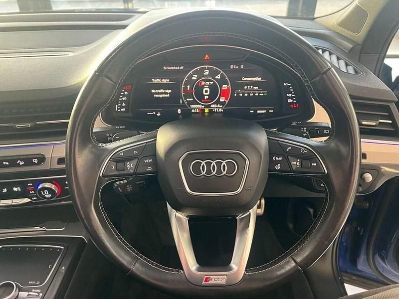 Used Audi SQ7 Comfort 435 HP (319 kW) 2016 Blue SUV