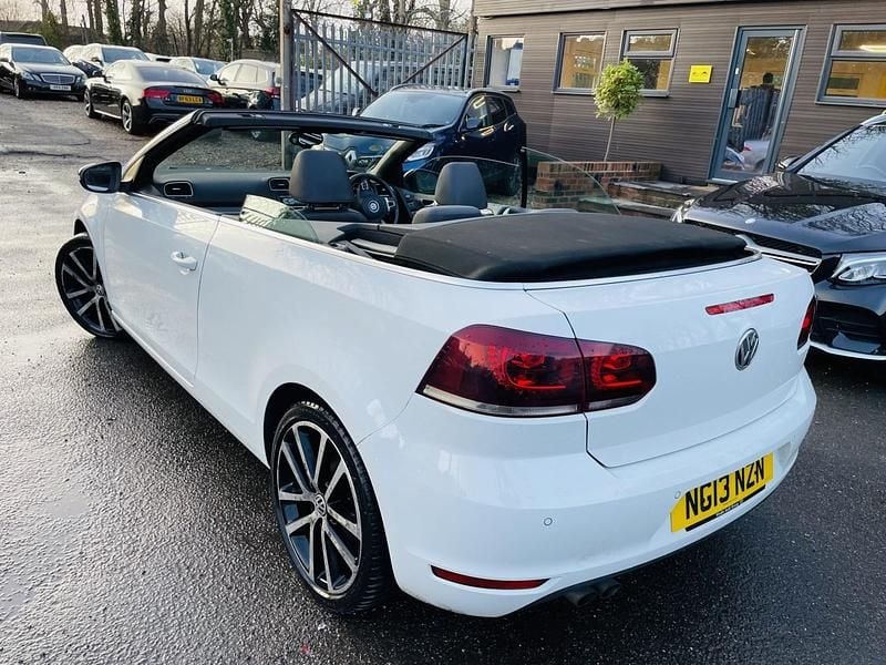 Used VW Golf Cabriolet GT 140 HP (102 kW) 2013 White Cabriolet