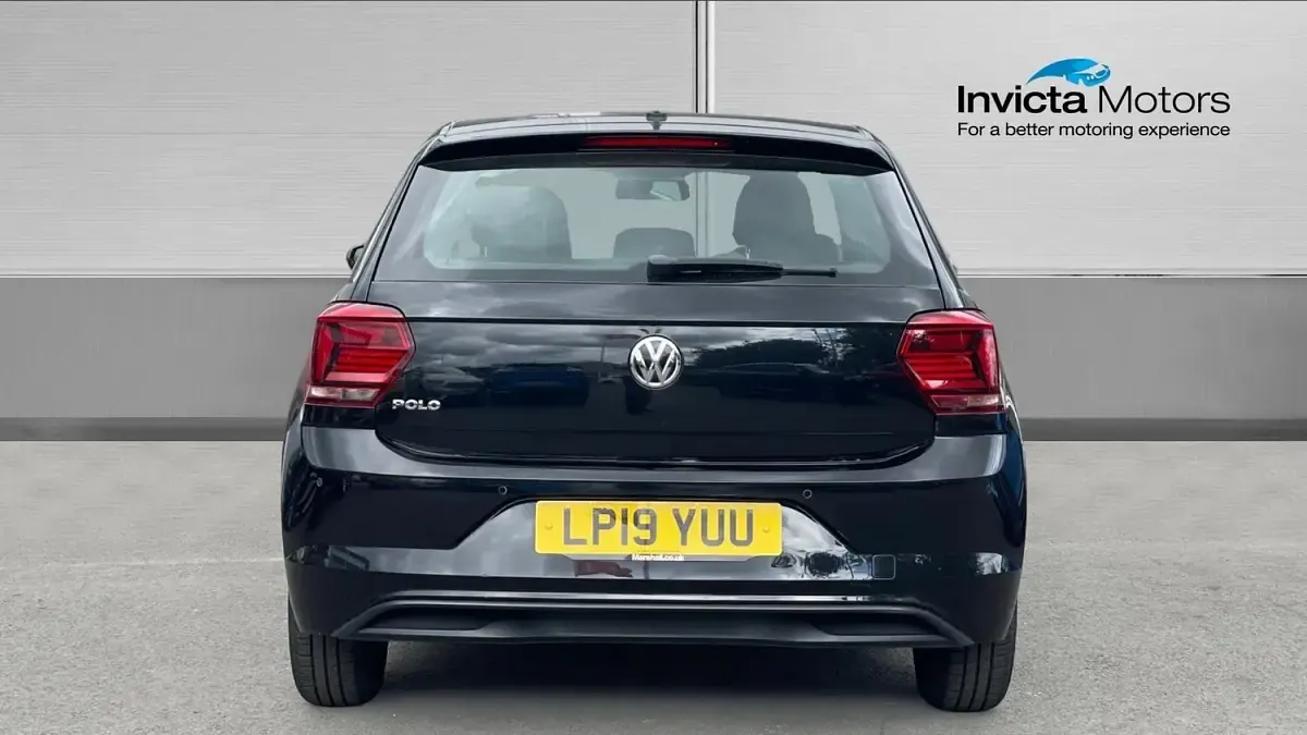 Used VW Polo SE 95 HP (69 kW) 2019 Black Hatchback