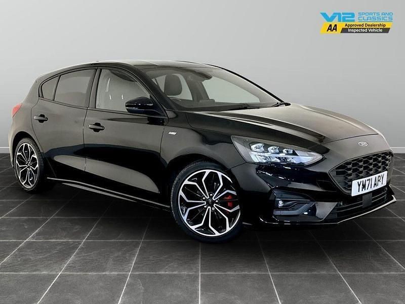 Black Used 2022 Ford Focus ST-Line X Hatchback | £13,995 (Super price) - Image 1/2