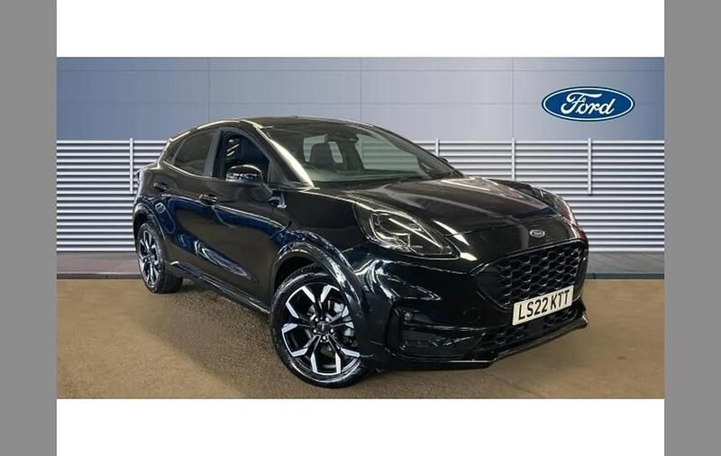 Black Used 2022 Ford Puma Gen-E ST-Line X SUV | £15,310 (Fair price) - Image 1/4