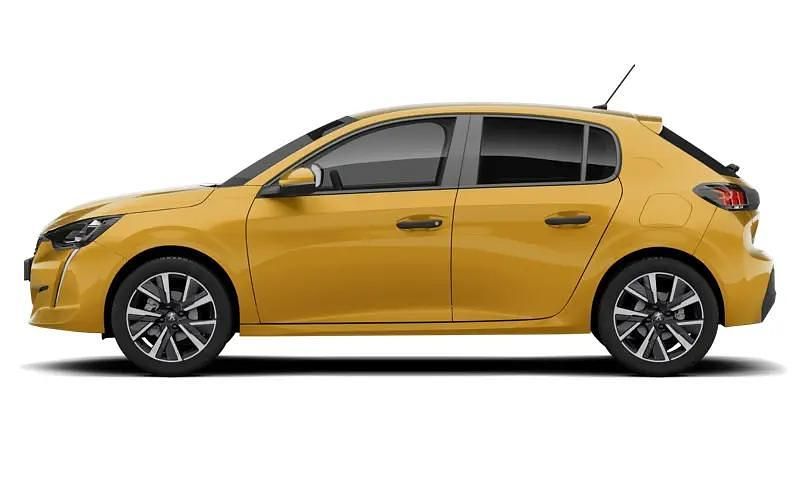 Used Peugeot e-208 Premium 100 kW (136 HP) 2022 Yellow Hatchback