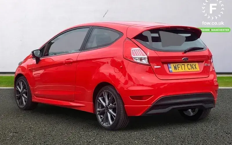 Used Ford Fiesta ST-Line 125 HP (91 kW) 2017 Red Hatchback