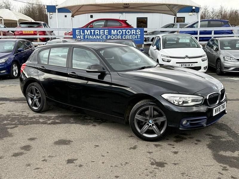 Used BMW 120 Sport Line 2018 Black Hatchback