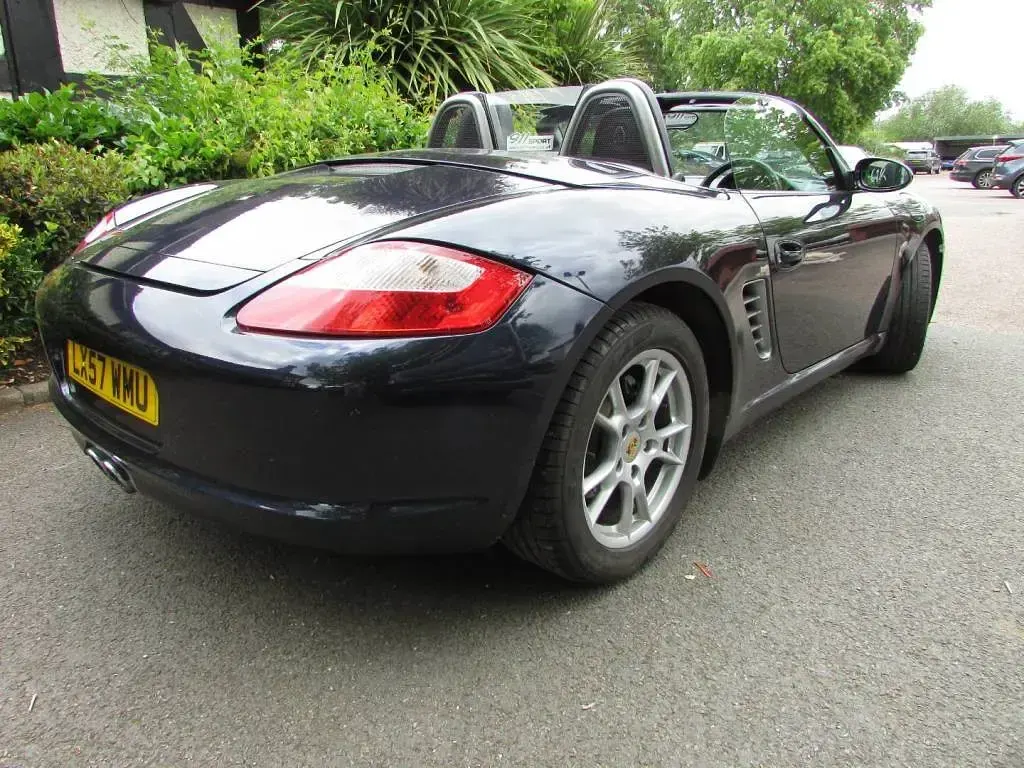Used Porsche Boxster 245 HP (180 kW) 2007 Blue Cabriolet