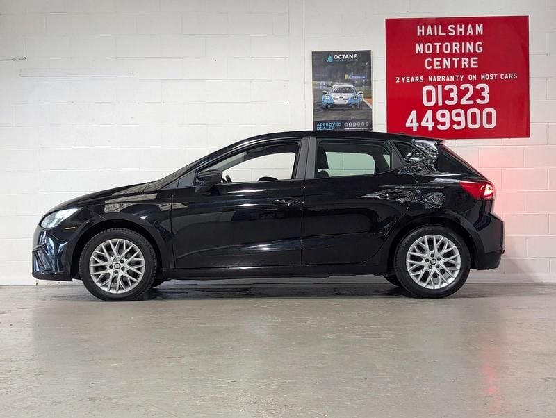 Begagnad Seat Ibiza SE Technology 95 HK (69 kW) 2019 Svart Halvkombi