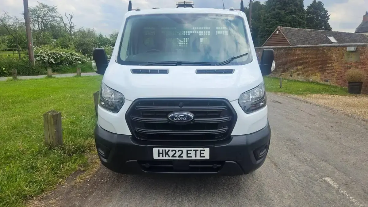 Used Ford Transit S 130 HP (95 kW) 2022 White Cabriolet