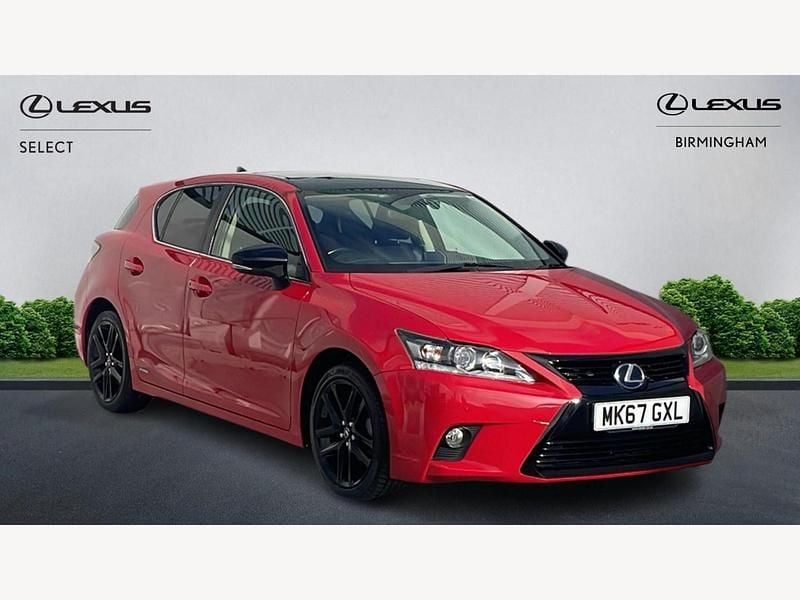 Used Lexus CT200h Sport Line 2017 Red/black Hatchback