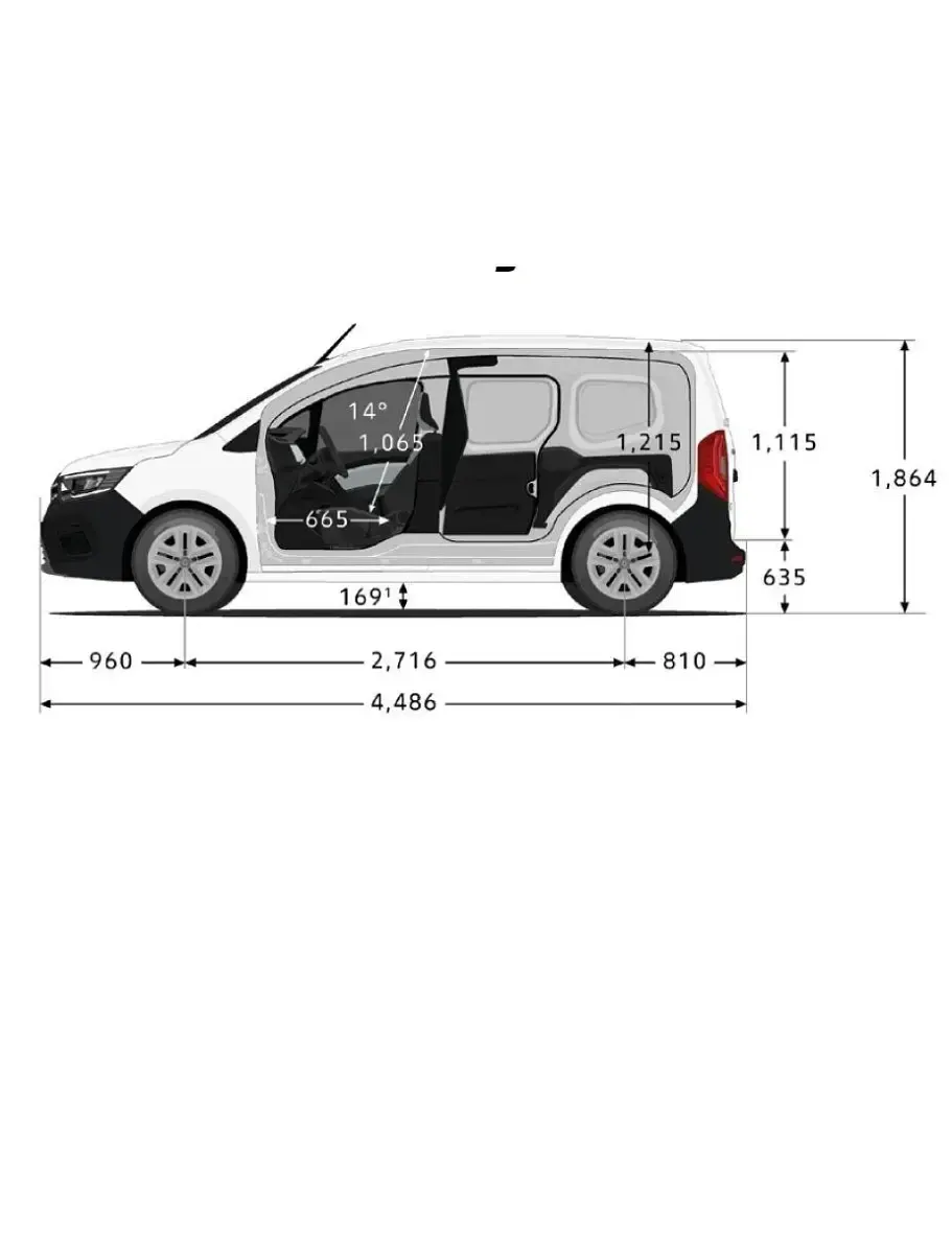 Neu Renault Kangoo 89 kW (122 PS) 2025 Weiß Van / Kleinbus