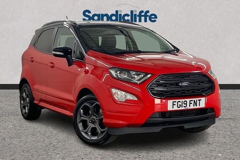 Red Used 2019 Ford Ecosport SUV | £9,155 (Fair price) - Image 1/4