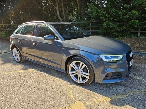 Grey Used 2019 Audi A3 Sportback S-Line Hatchback | £12,490 (Good price) - Image 1/1