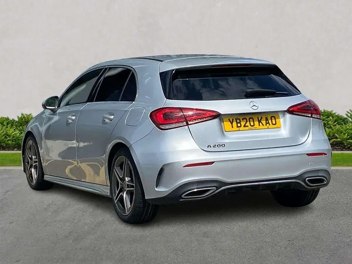 Used Mercedes A200 AMG line 2020 Silver Hatchback