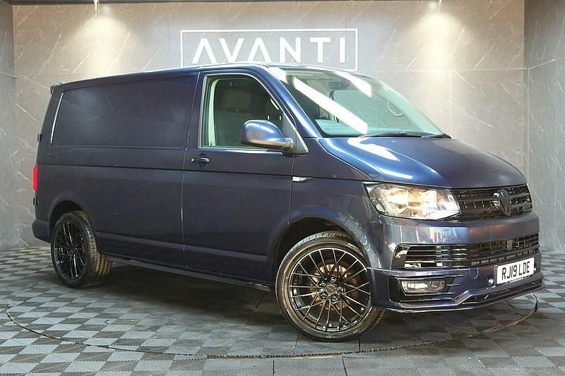 Used VW T6.1 Highline 102 HP (75 kW) 2019 Blue Van