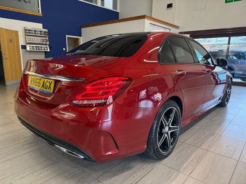 Used Mercedes C300 AMG Line Premium Plus 2016 Red Sedan