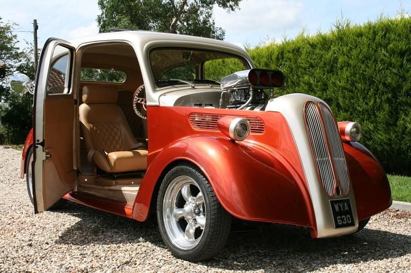 Begagnad Ford Popular 1956 Orange Sportkupé