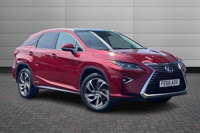 Mesa red Used 2018 Lexus RX450h SUV | £29,491 (Expensive) - Image 1/4