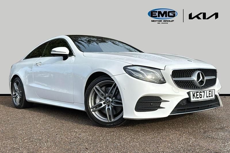 Used Mercedes E400 AMG Line Premium Plus 333 HP (244 kW) 2017 White Coupe