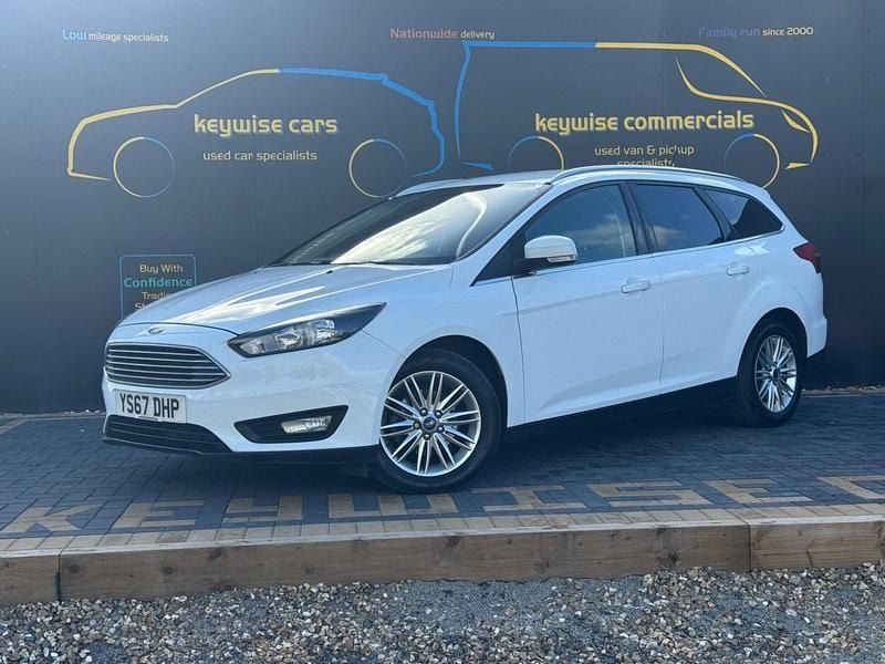 White Used 2017 Ford Focus Zetec Estate | £8,490 (Fair price) - Image 1/3
