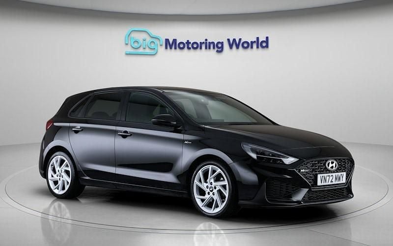 Black Used 2023 Hyundai i30 N Line Hatchback | £17,100 (Fair price) - Image 1/4