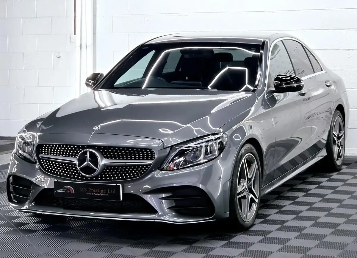 Used Mercedes C300 AMG line 2020 Grey Sedan