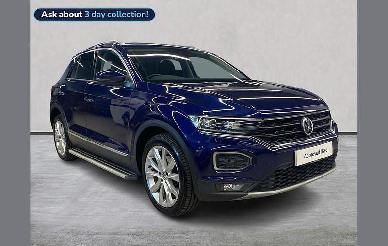 Used VW T-Roc SEL 150 HP (110 kW) 2018 Blue SUV