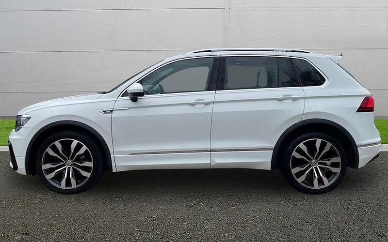 Used VW Tiguan R-line 150 HP (110 kW) 2018 White SUV
