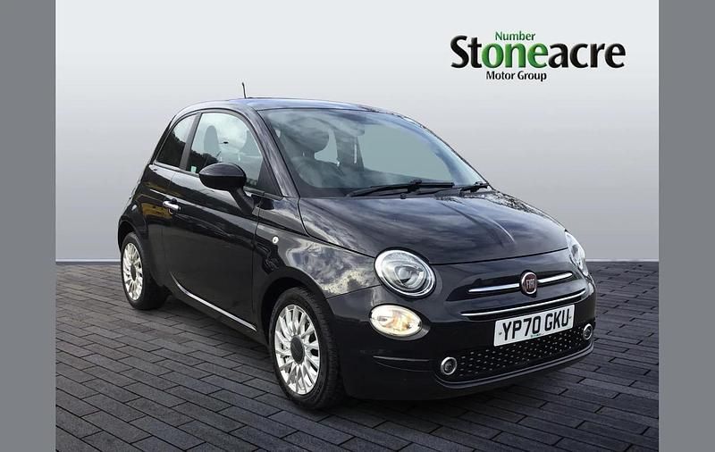 Used Fiat 500 Lounge 68 HP (50 kW) 2020 Black Hatchback