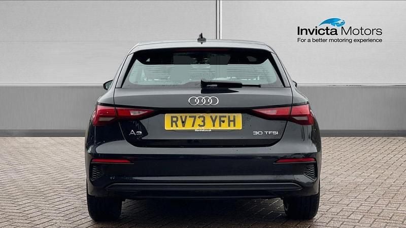 Used Audi A3 Advanced 110 HP (80 kW) 2023 Black Sedan