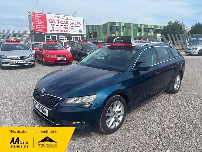 Blue Used 2015 Skoda Superb SE Estate | £7,910 (A bit pricey) - Image 1/4