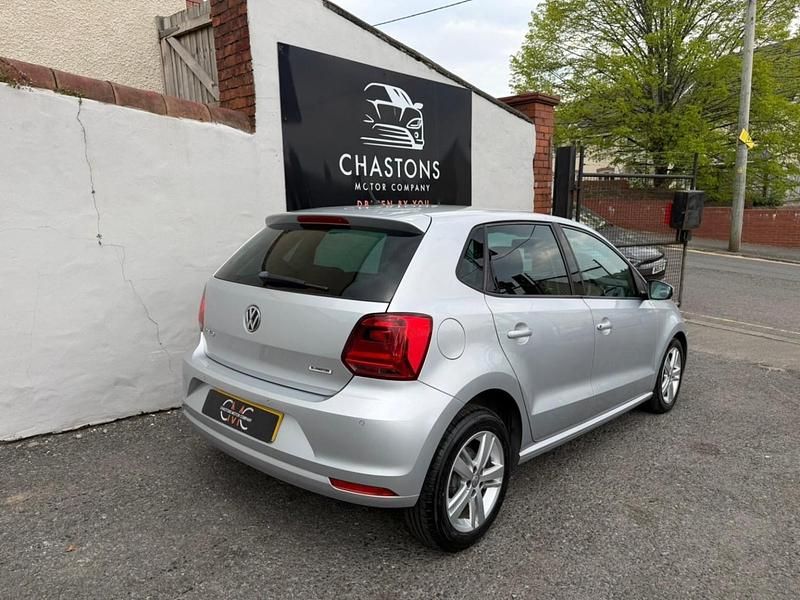 Begagnad VW Polo Match 60 HK (44 kW) 2016 Silver Halvkombi