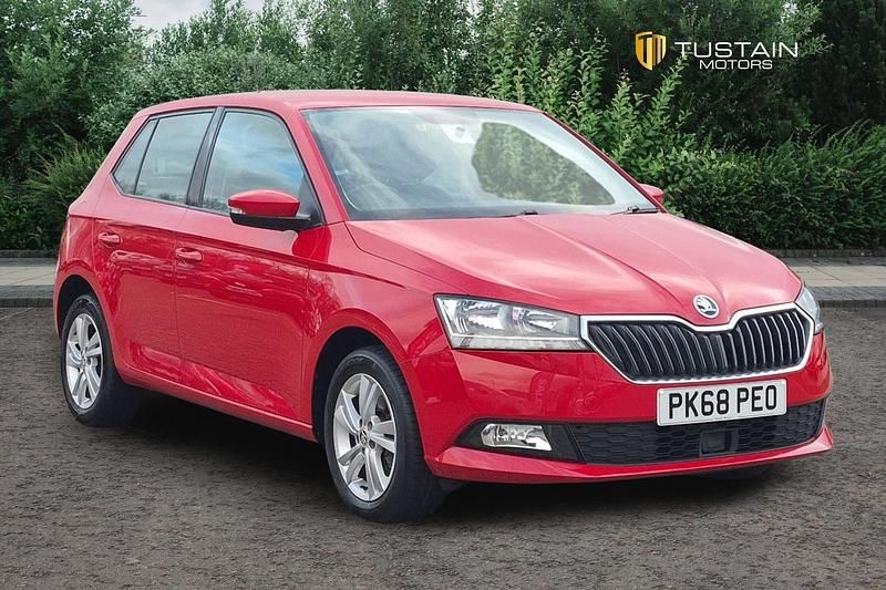 Used Skoda Fabia SE 110 HP (80 kW) 2018 Red Hatchback