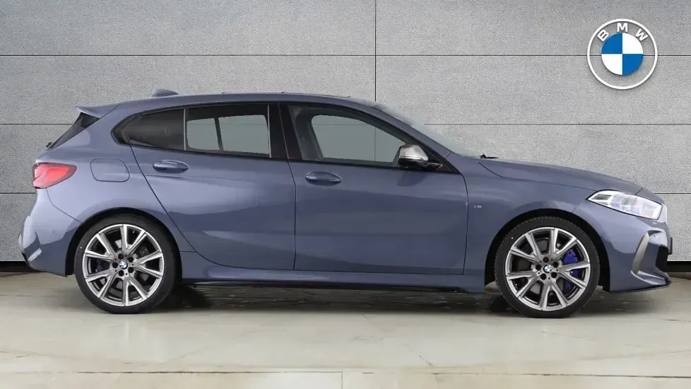 Used BMW M135 Comfort Edition 306 HP (225 kW) 2019 Grey Hatchback
