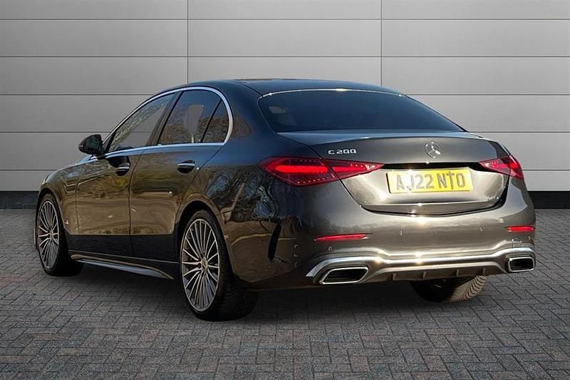 Used Mercedes C200 AMG Line Premium 204 HP (150 kW) 2022 Graphite grey Sedan
