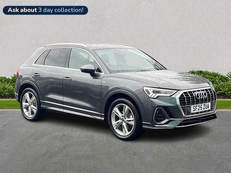 Grey Used 2025 Audi Q3 S-Line SUV | £34,584 (Fair price) - Image 1/4