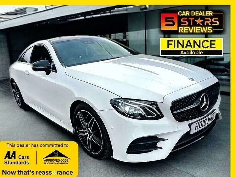 White Used 2018 Mercedes E220 AMG line Coupe | £15,995 (Fair price) - Image 1/4