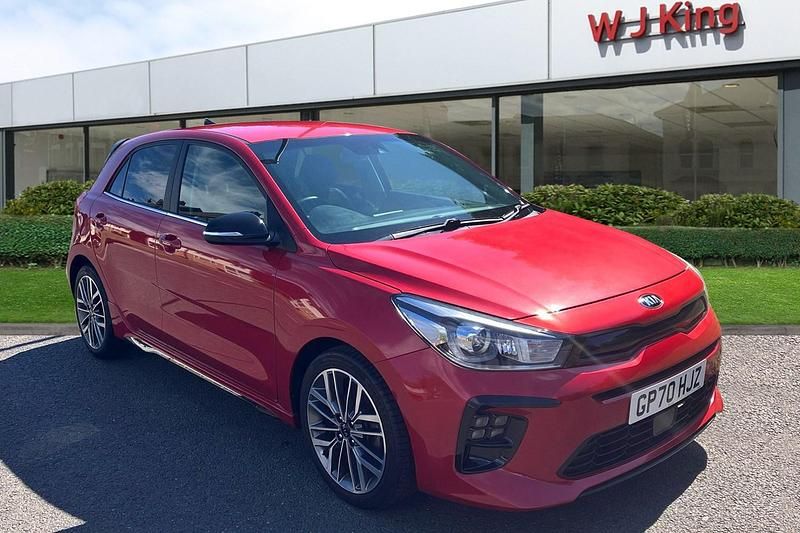 Red Used 2020 Kia Rio GT-Line S Hatchback | £13,595 (Fair price) - Image 1/3